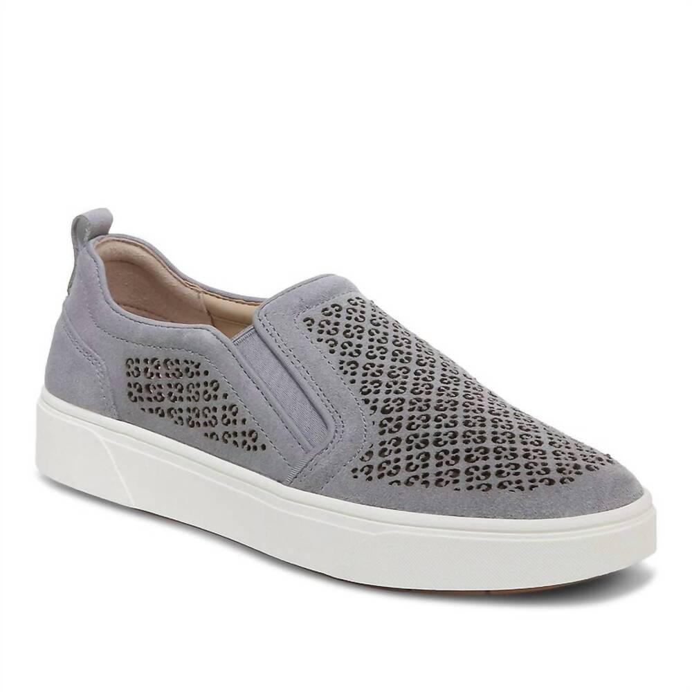 NEW VIONIC women's kimmie slip on sneaker in slate grey